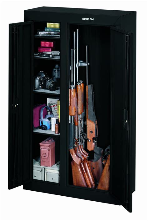 10 gun double door steel security cabinet|sentinel gun cabinet website.